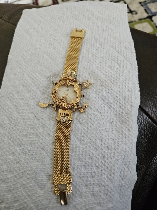 Kirks Folly Jewelry - Kirks Folly 1994 Anniversary Angel Time Celestial Dream Believe Watch